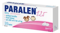 Paralen tablety 20 x 125 mg