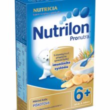 Nutrilon kaše Pronutra mléčná piškotová 6M 225g